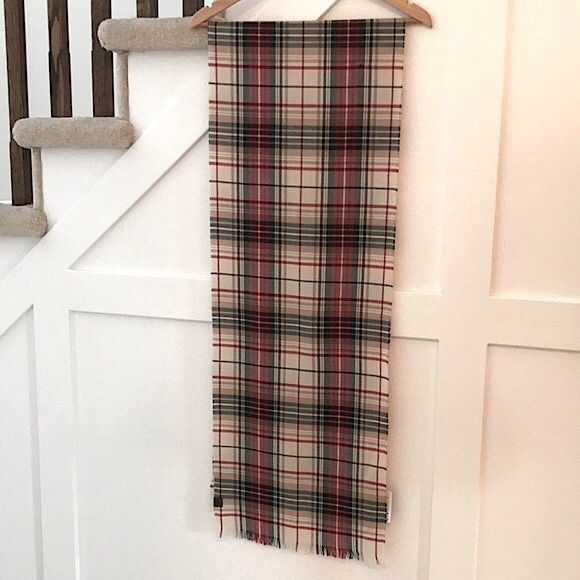 NWT Roots Wool Country Plaid Scarf - Picture 4 of 9